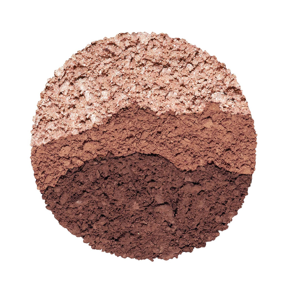 Kaja, Beauty Bento, трио упругих матовых и сияющих теней для век, оттенок 08 шоколадный георгин, 3,6 г (0,12 унции)