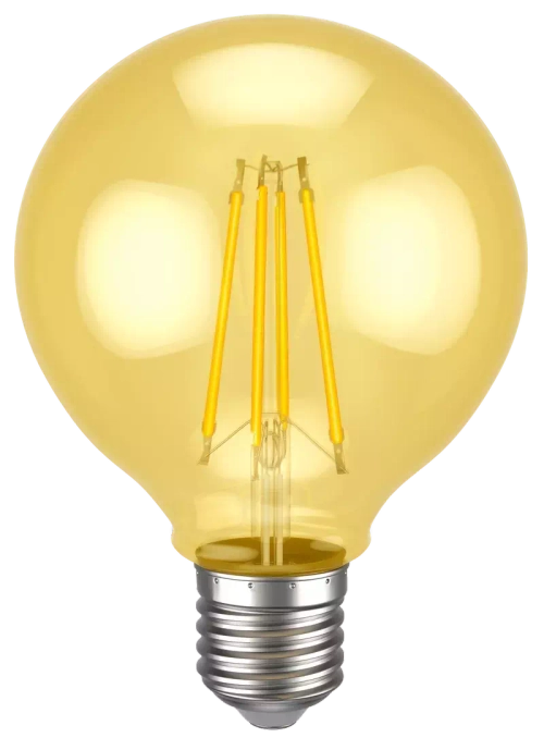 Лампа светодиодная  G95 шар золото 6Вт 230В 2700К E27 серия 360° IEK LLF-G95-6-230-30-E27-CLG