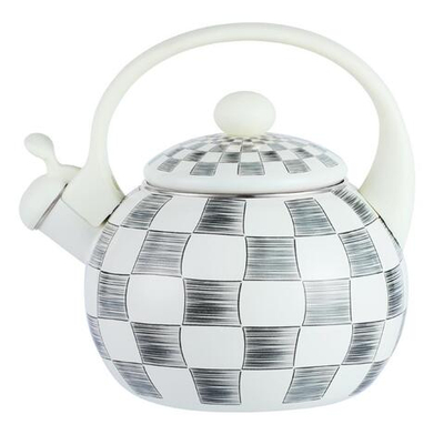 Чайник для плиты (газовой и электрической) 2,5 л эмалированный KELLI KL-4120 С ДЕКОРОМ
