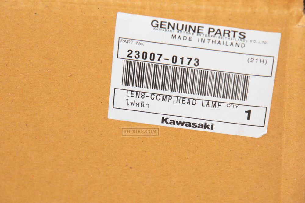 23007-0173. LENS-COMP,HEAD LAMP. Headlight ER6F, EX650, Ninja650 2012-2016