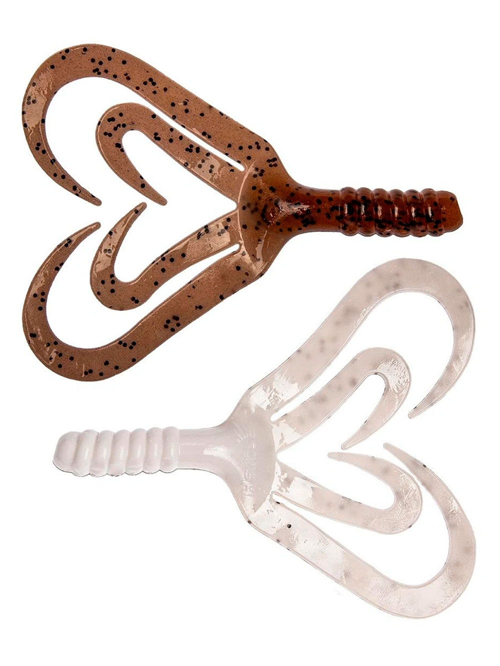 Твистер Helios Credo Four Tail 3,35"/8,5 см Cola 10шт. (HS-20-045)