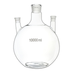 Колба трехгорлая плоскодонная, 10000 мл, шлиф 29/32-45/40-29/32