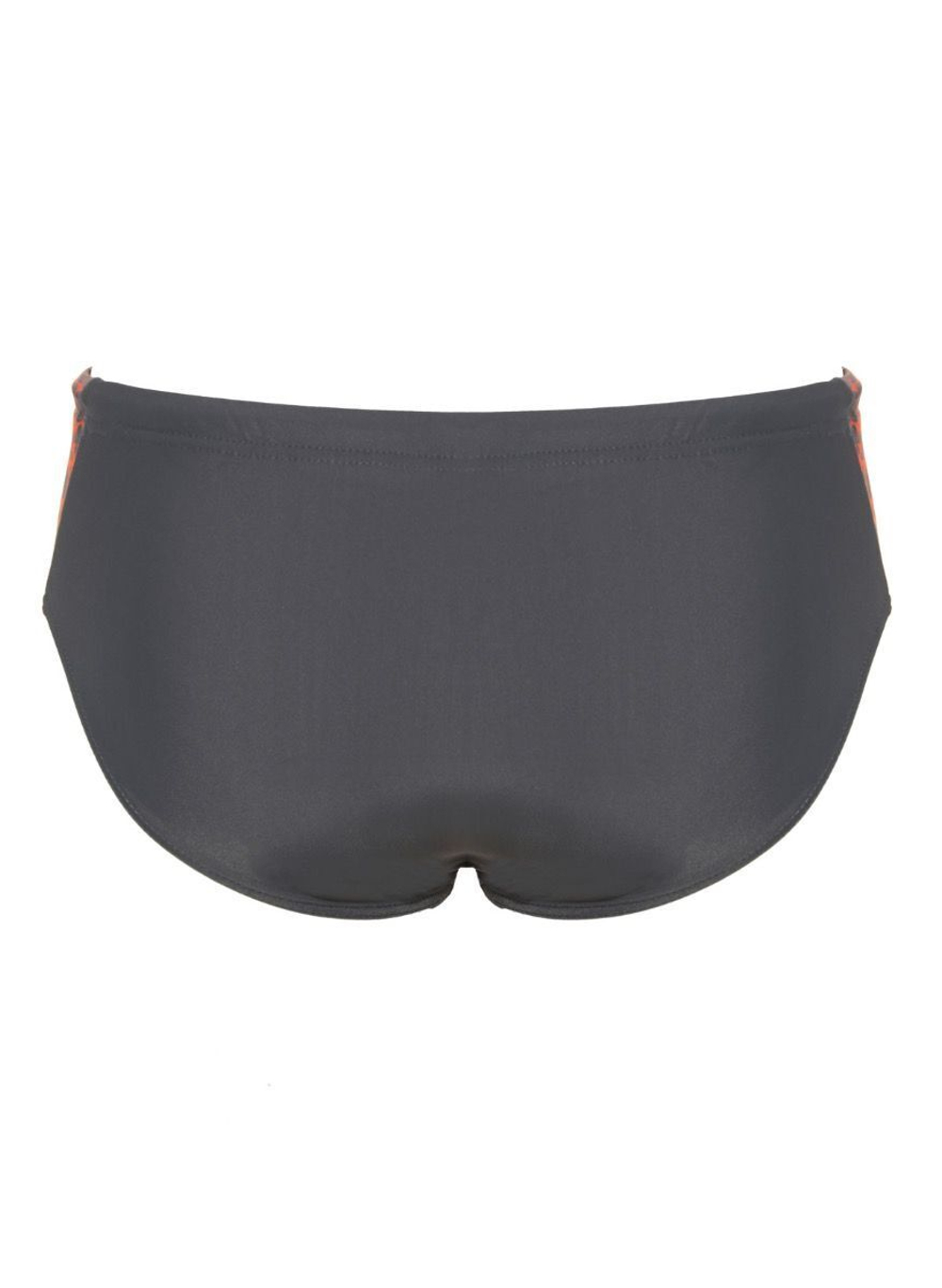 Мужские плавки с оригинальной брендированной вставкой сбоку (Размер: XL) (Цвет: серый)