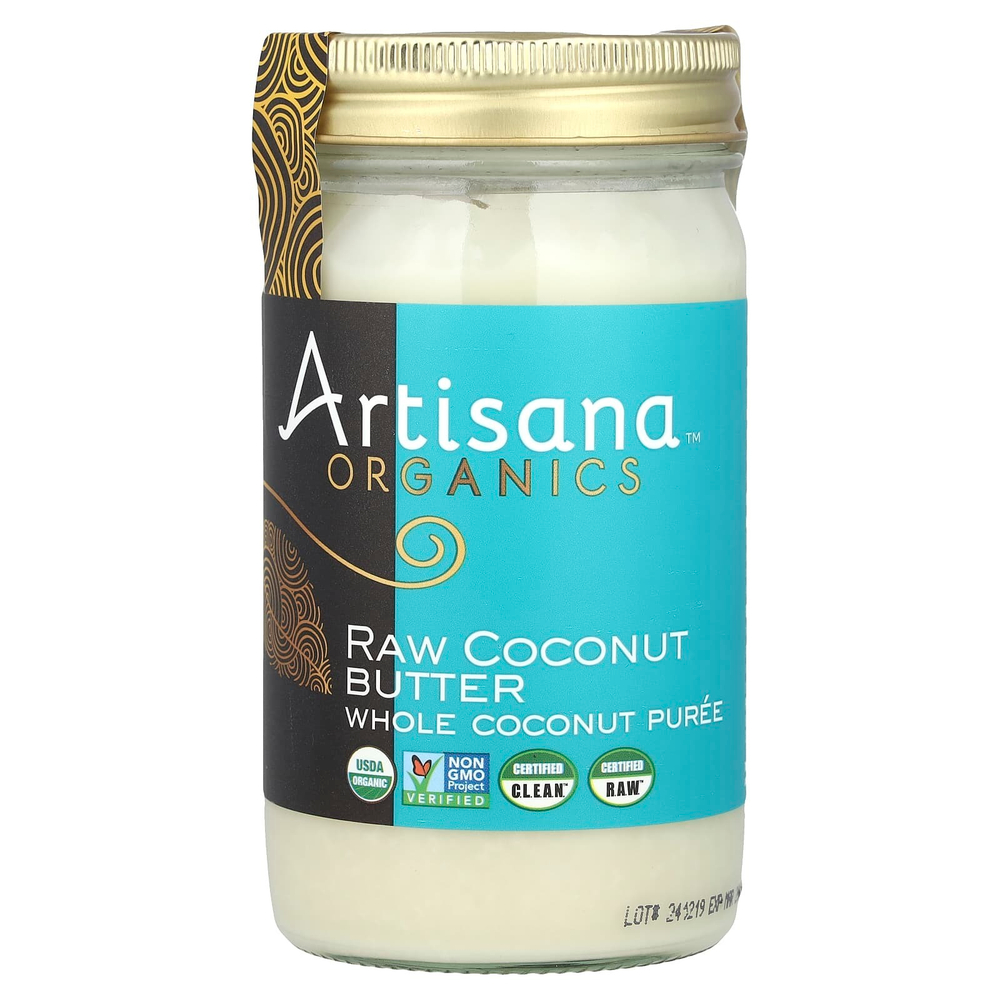 Artisana, органический продукт, необработанное кокосовое масло, 397 г (14 унций)