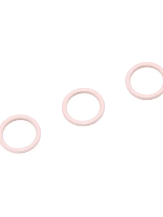 Кольцо Arta-F, 10 мм, металл, серебристый пион 168