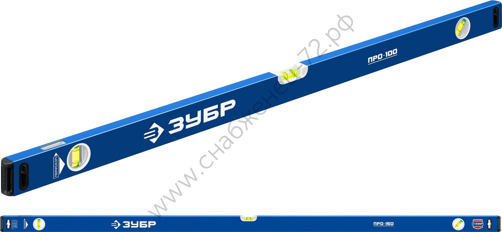 ЗУБР ПРО, 1500 мм, уровень с усиленным профилем, Профессионал (34590-150)