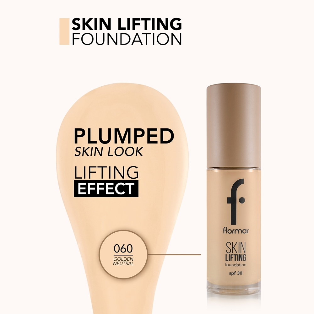 flormar Skin Lifting Foundation - Увлажняющий тональный крем SPF 30, 30 ml