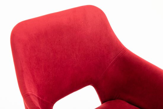 Кресло Боско поворотное (светлый дуб/ткань 1-100/bordo)