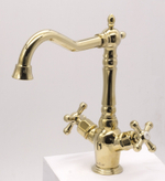 370121-E Смеситель 2-руч. для кухни (ЗОЛОТО) ViEiR (10/1шт)