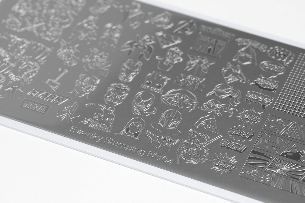 Swanky Stamping Пластина для стемпинга 164 комикс