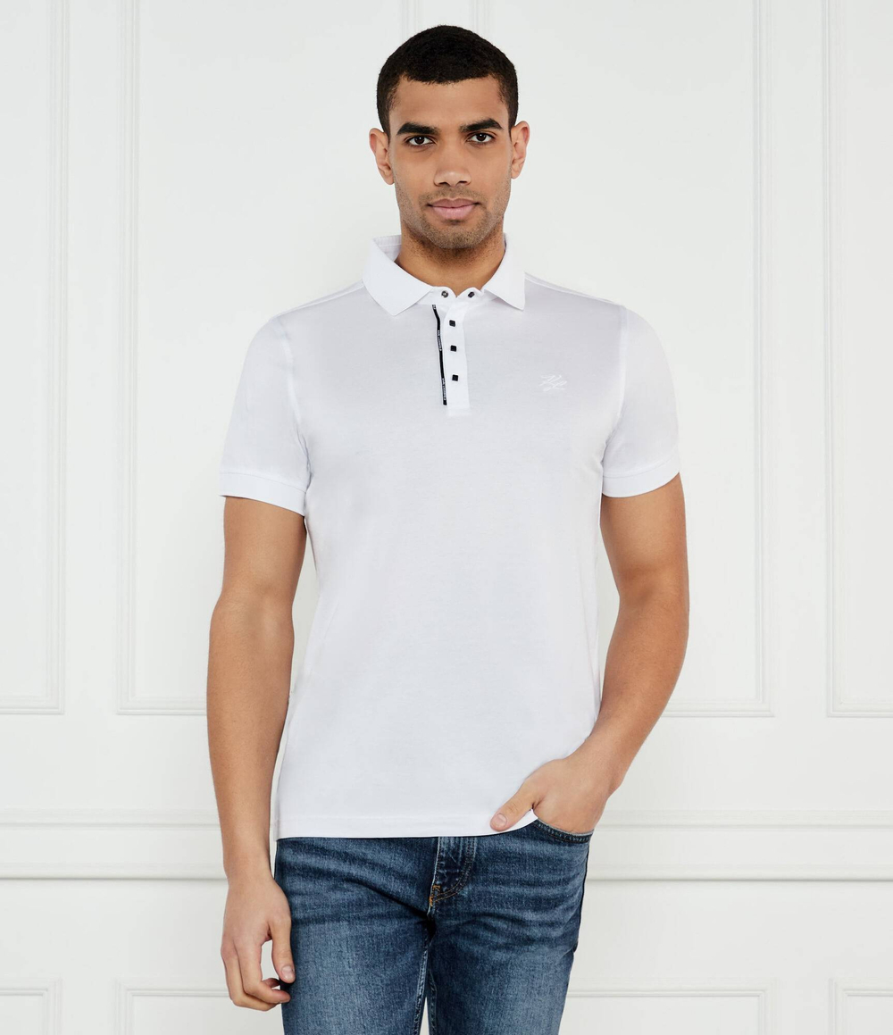 Поло PRESS BUTTON Karl Lagerfeld - белый(745007 552200)