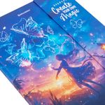 Дневник 1-11 класс 48 л., твердый, BRAUBERG, матовая ламинация, магнитный клапан, закладка-ляссе, с подсказом, "Magic", 107243