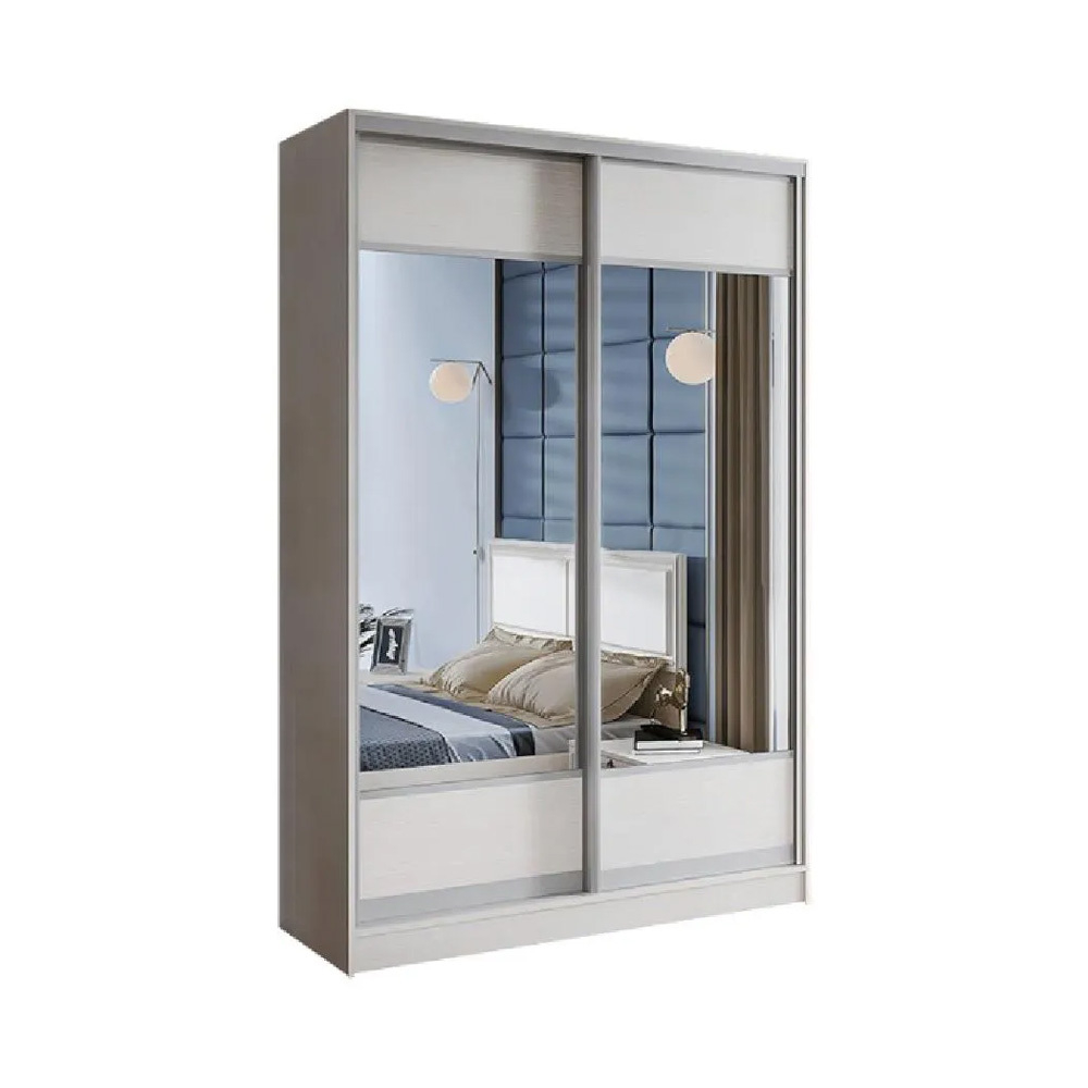 Шкаф-купе Тринити 9 1,35 м, Сандал светлый