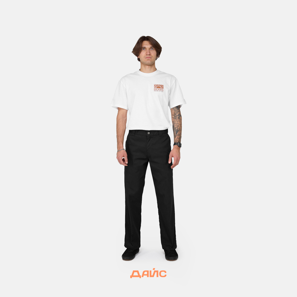 Брюки мужские Dickies Skateboarding Jamie Foy Loose Straight Twill Pants артикул:WPJ01BK - купить в магазине Дайс