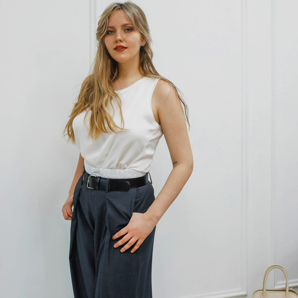 Брюки цвет серый, Италия