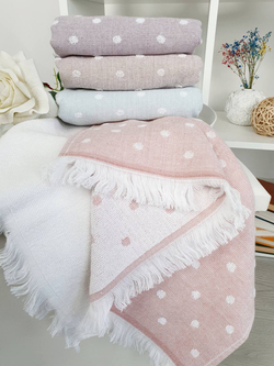 Полотенце кухонное 50x70 Tivolyo home Dotty бежевое