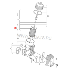 Корпус масляного фильтра Volkswagen, Audi, Skoda, SEAT / VAG / RVLT-03L115389C