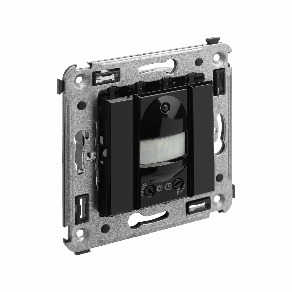 Датчик движения в стену, "Avanti", "Черный квадрат"