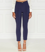 Брюки-сигареты Elisabetta Franchi - темно-синий(PA02346E2)