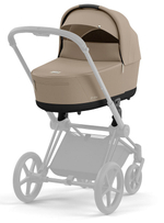 Коляска 3 в 1 Cybex Priam IV Matt Black complete и автокресло Aton S2 i-Size Moon Black Cozy Beige