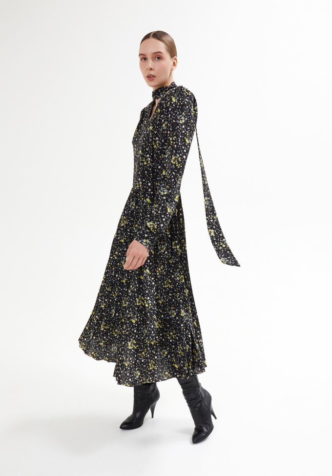 Платье «Клен», черный