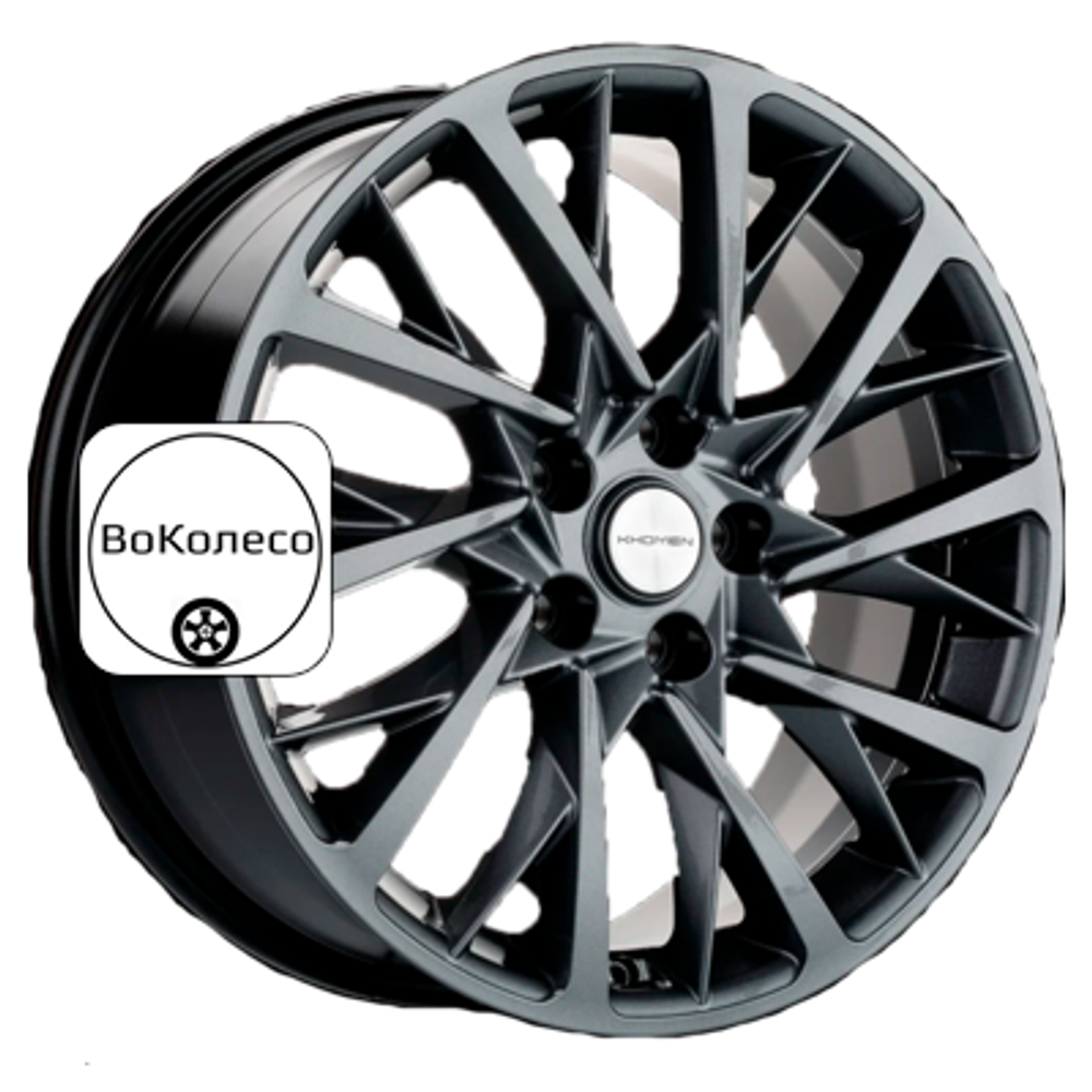 7,5x18/5x112 ET43 D57,1 KHW1804 (Kodiaq/Tiguan) Gray Khomen Wheels