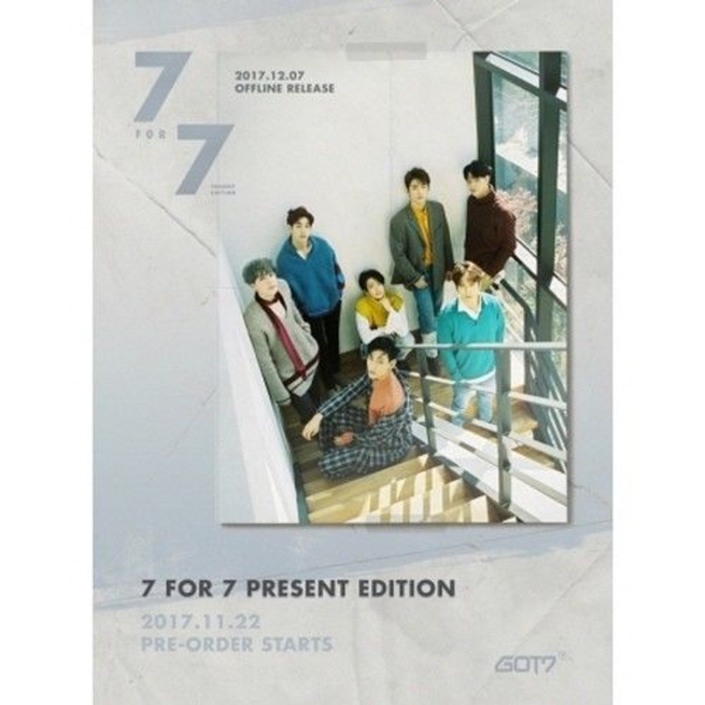 Альбом GOT7 - 7 For 7 Present Edition RANDOM Version