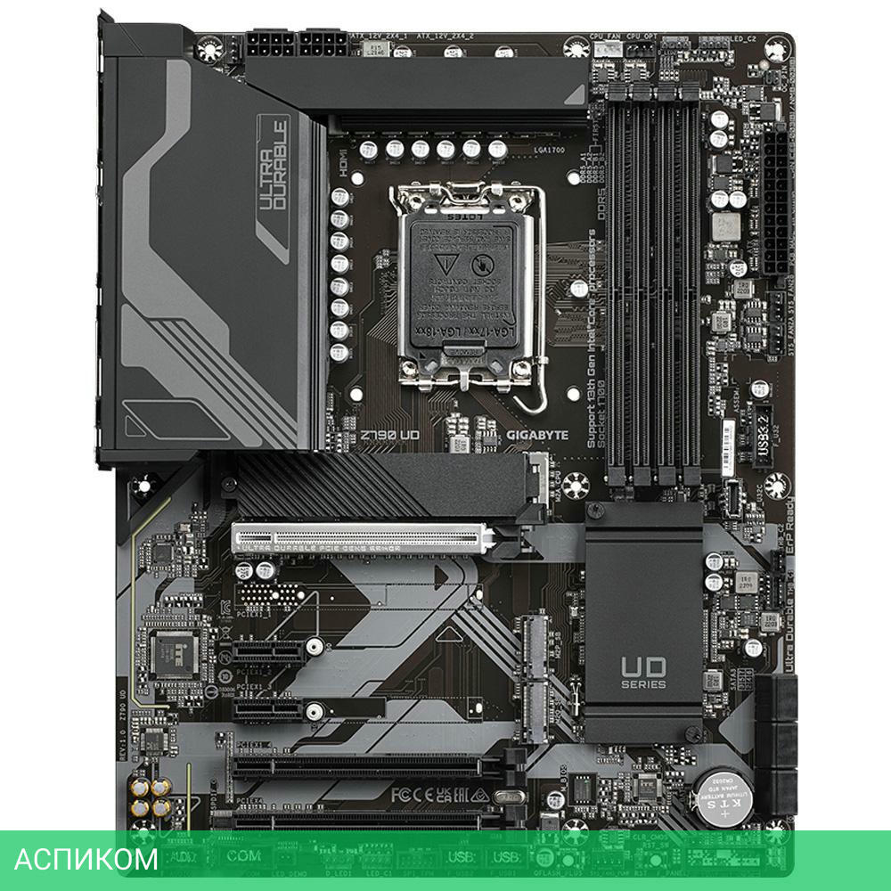 Материнская плата GigaByte Z790 UD Soc-1700 Intel 4xDDR5 ATX