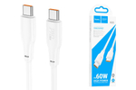 Кабель HOCO X93 Type-C-Type-C 60W 3A 2м TPE White