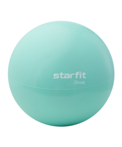 Медбол GB-703, 3 кг, мятный