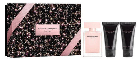 набор парфюмированная вода narciso rodriguez for her edp 50 мл + телесное молоко 50 мл + душевая пенка 50 мл