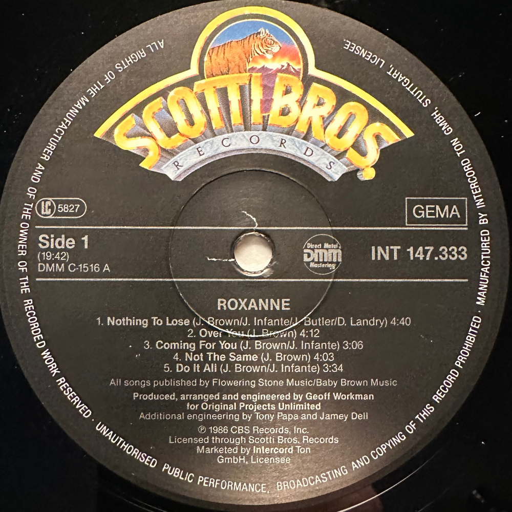 Roxanne - Roxanne (Германия 1988г.)