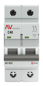 Автоматический выключатель  EKF mcb6-DC-2-40C-av