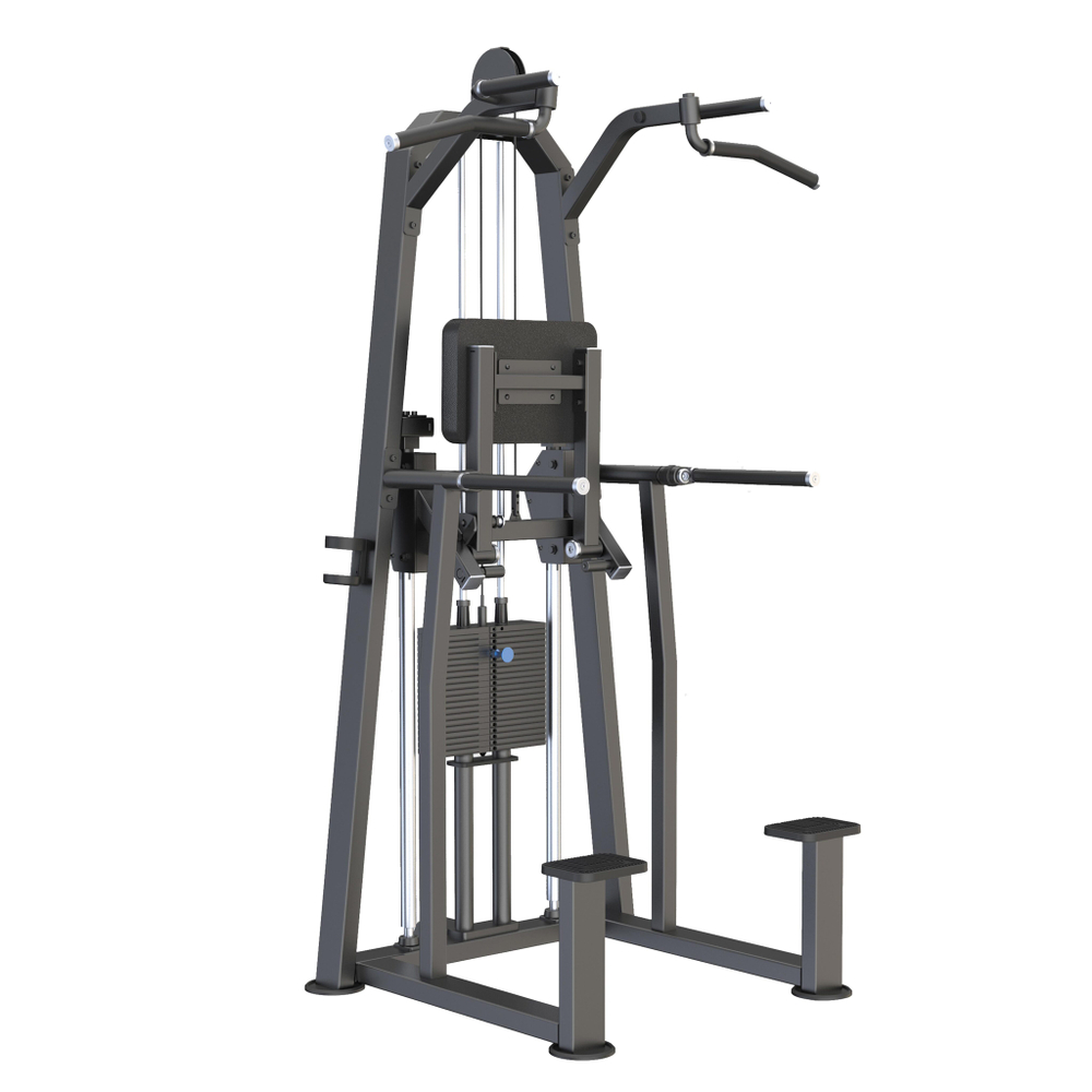 U3009C Турник, брусья с противовесом. Стек 88 кг