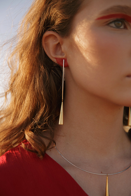 Серьги MACHI биколор