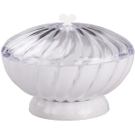 Сухарница Грация 1,5л (с крышкой)(белый) (комплект 10 шт)