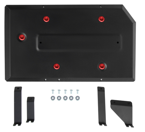 Защита топливного бака АвтоБроня для Chery Tiggo 7 Pro (V - 1.5) 2020-н.в./Chery Tiggo 7 Pro Max (V - 1.5) 2022-н.в./Chery Tiggo 8 (V - 2.0) 2020-н.в./Chery Tiggo 8 Pro (V - 1.6; 2.0) 2021-н.в., сталь 1.5 мм, с крепежом, штампованная, 111.00924.1