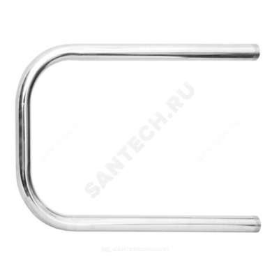 Полотенцесушитель водяной нерж сталь П-образный Ду 25 (1") НР 500х500мм боковое подключение б/к Эко Терминус 4670030724182