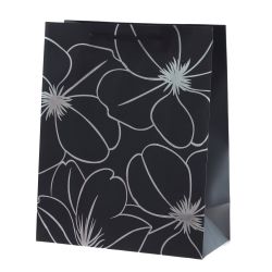 GAEM Пакет подарочный M (бумага 210г/м2, блок 12шт), L26 W12 H32 см, 5в.