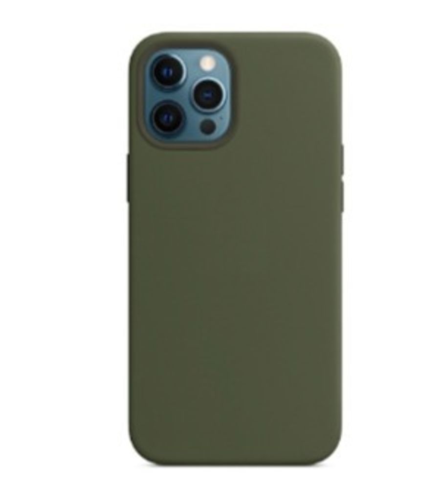Накладка IPhone 13 Zibelino Soft Case dark green