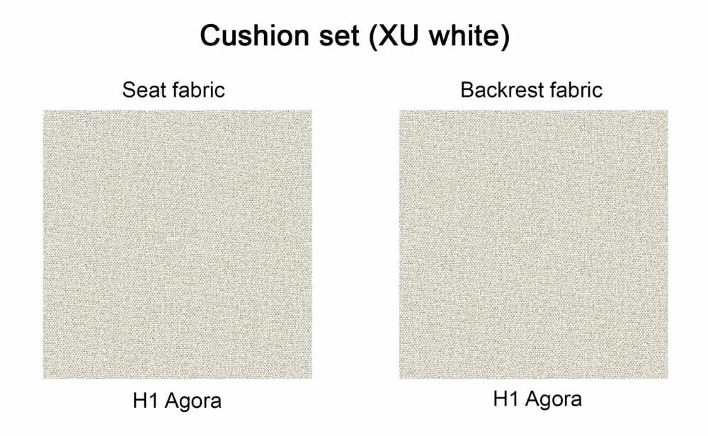 Модуль левый с подушками Scab Design Flap, лен, белый