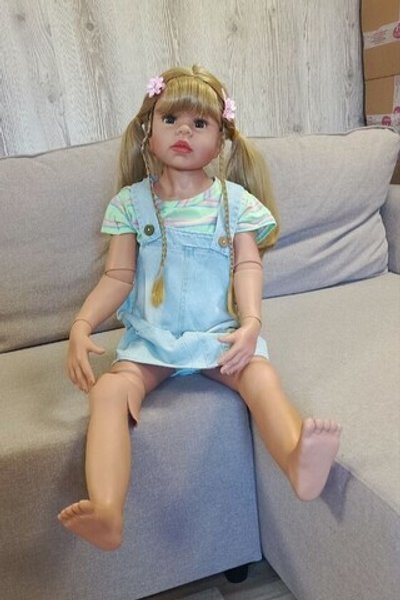 УЦЕНКА Кукла Реборн ростовая 98см в пакете (FA-231)