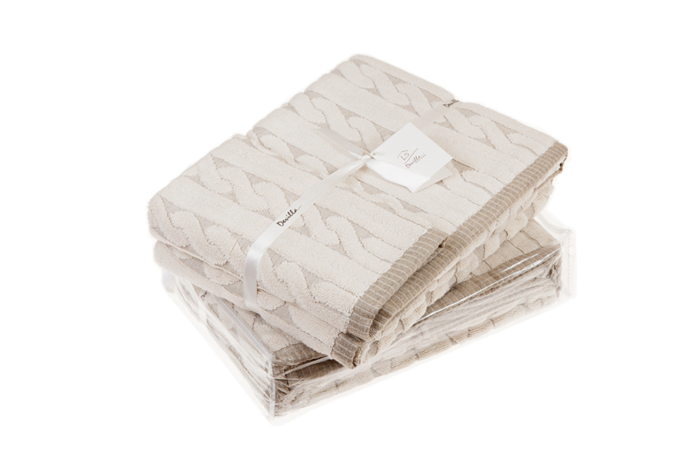 Набор полотенец 3 шт Devilla Imperio натуральный Португалия