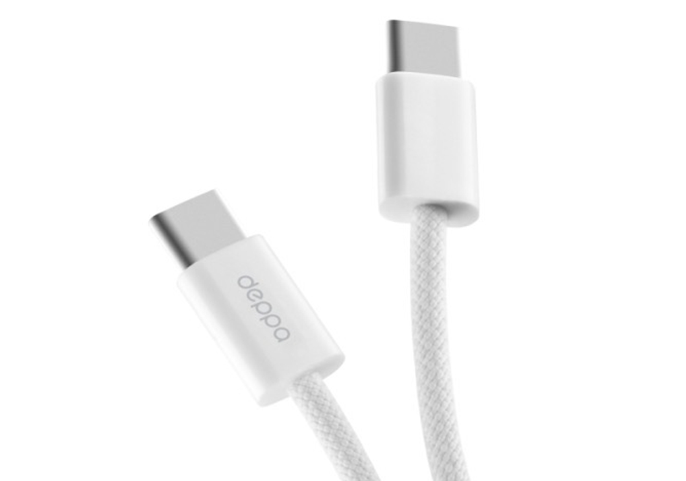 Кабель с нейлоновой оплёткой Deppa Original USB-C (1 м)