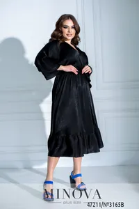 Платье 3165B-Черный Minova