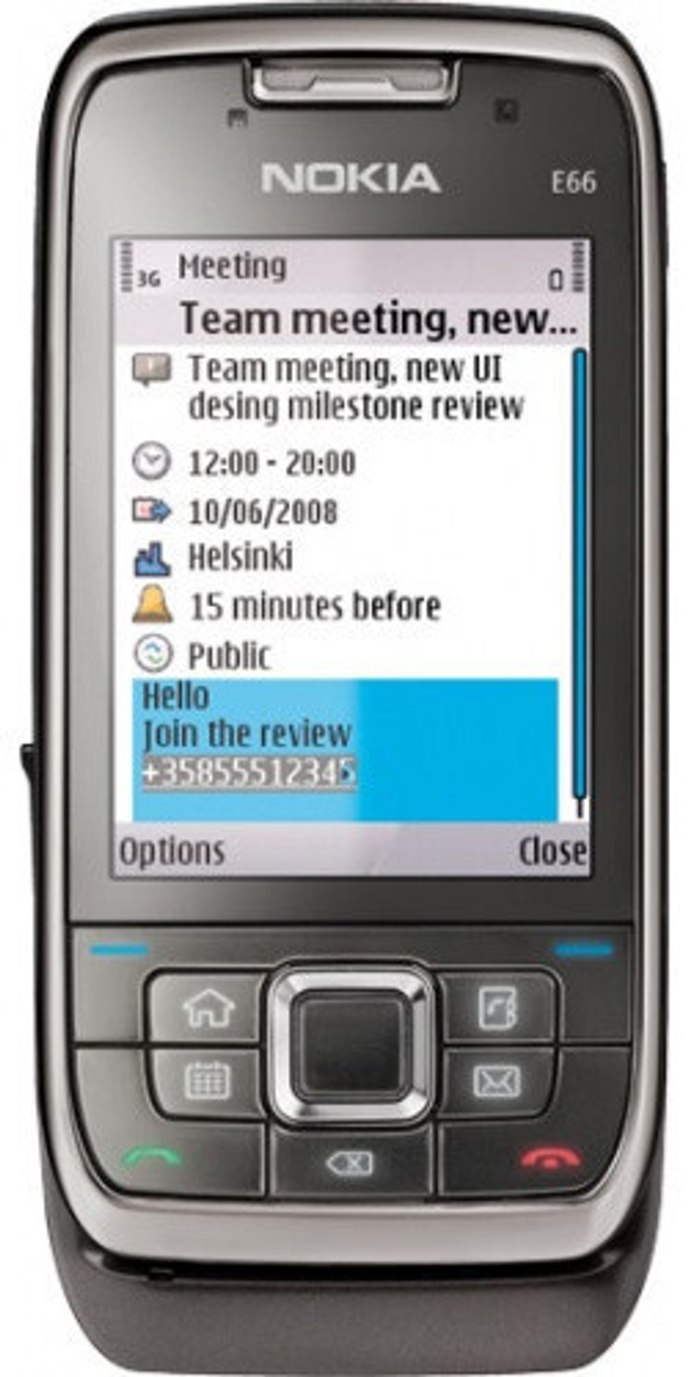 Мобильный телефон Nokia E66 Grey