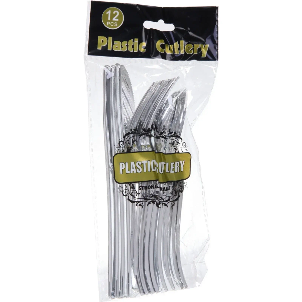 Набор столовых приборов 12шт «DOLCE VITA» (вилки, ложки, ножи) серебро