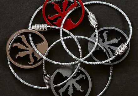 Брелок Microtech KEY CHAIN CLAW SILVER