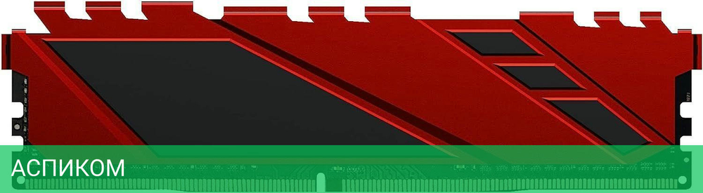 Оперативная память Netac Shadow DDR4-3600 8GB C18 Red (NTSDD4P36SP-08R)