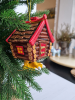 Избушка на курьих ножках ёлочная игрушка